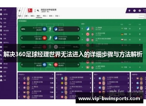 解决360足球经理世界无法进入的详细步骤与方法解析